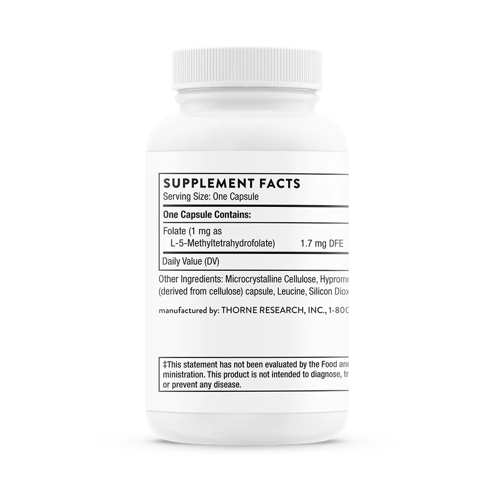 5-MTHF 1 mg - 60 servings thumbnail image 9 5-MTHF 1 mg - 60 servings thumbnail 9