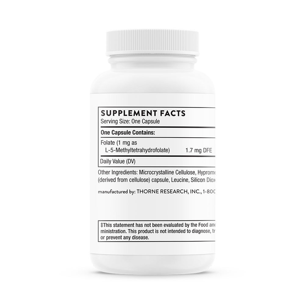 5-MTHF 1 mg - 60 servings thumbnail 3