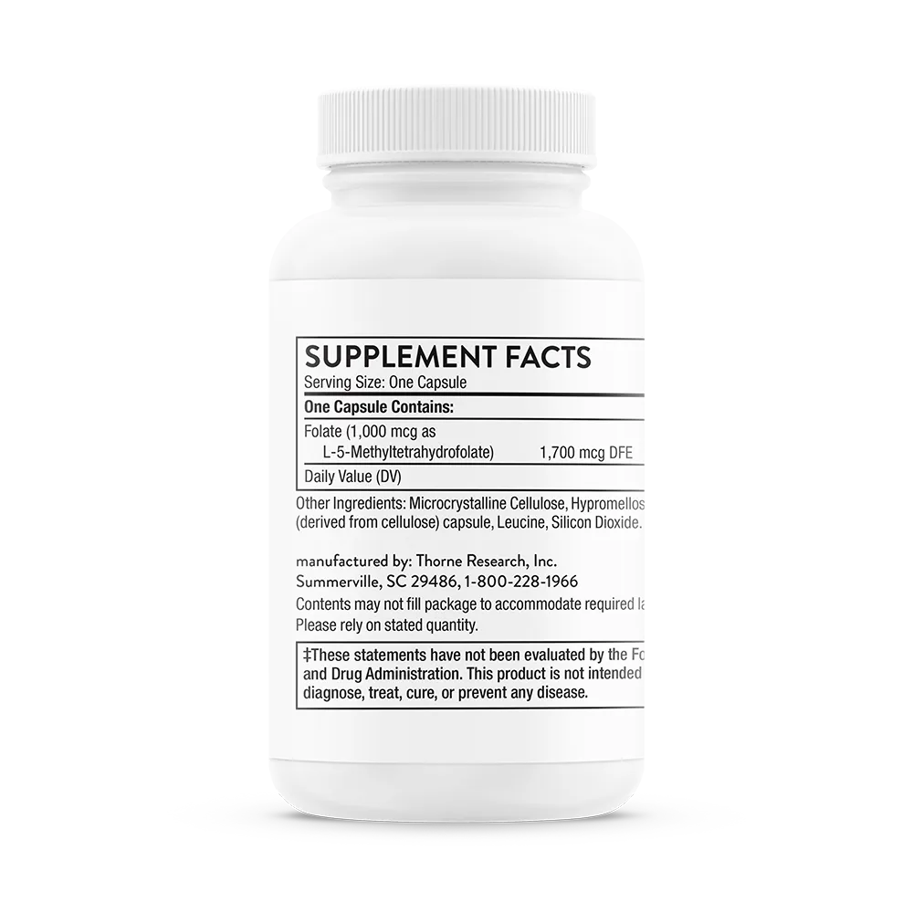 5-MTHF 1 mg - 90 servings thumbnail image 9 5-MTHF 1 mg - 90 servings thumbnail 9