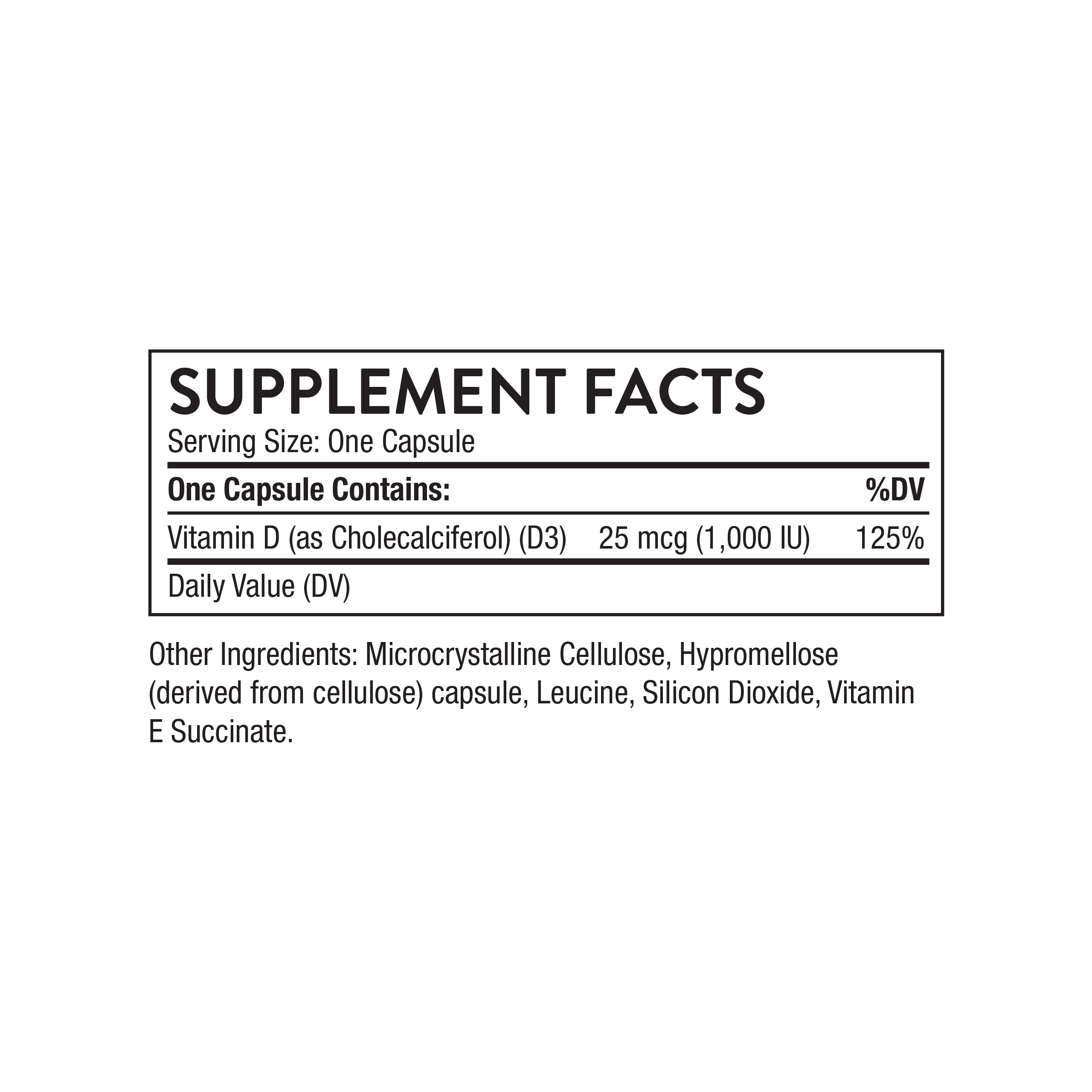 Vitamin D-1,000 - 180 Servings thumbnail 6