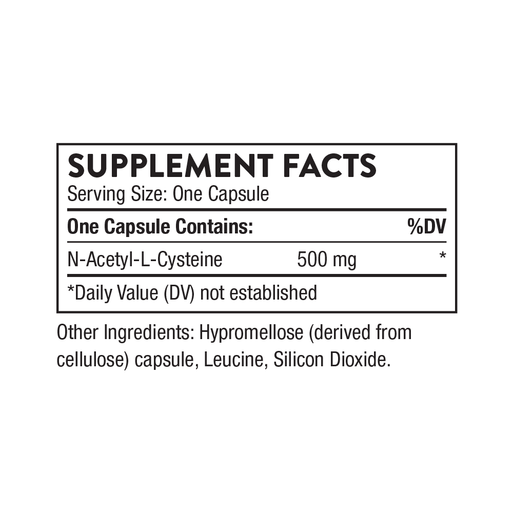 NAC - N-Acetylcysteine - 180 Servings thumbnail 6