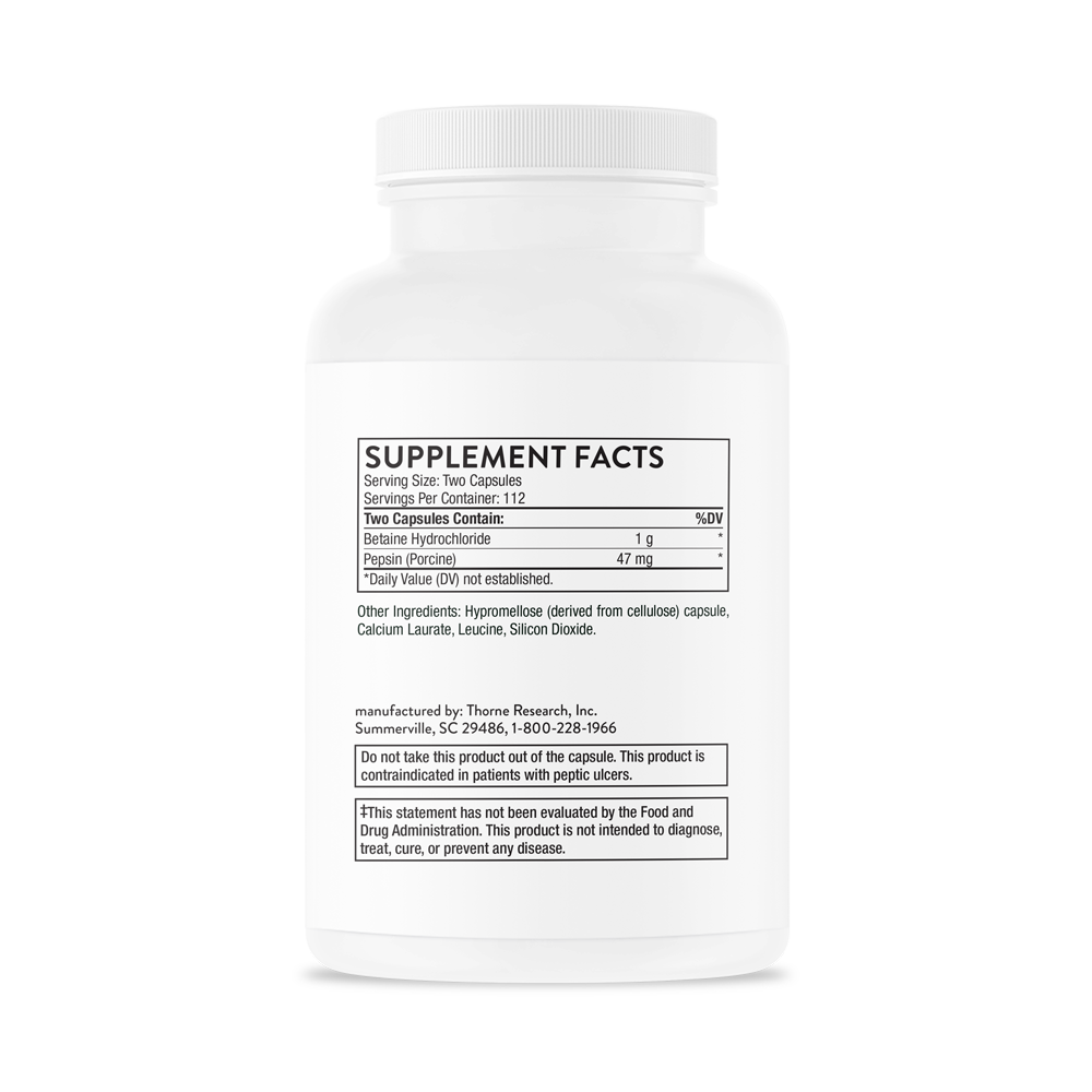 Betaine HCL & Pepsin thumbnail image 7 Betaine HCL & Pepsin thumbnail 7