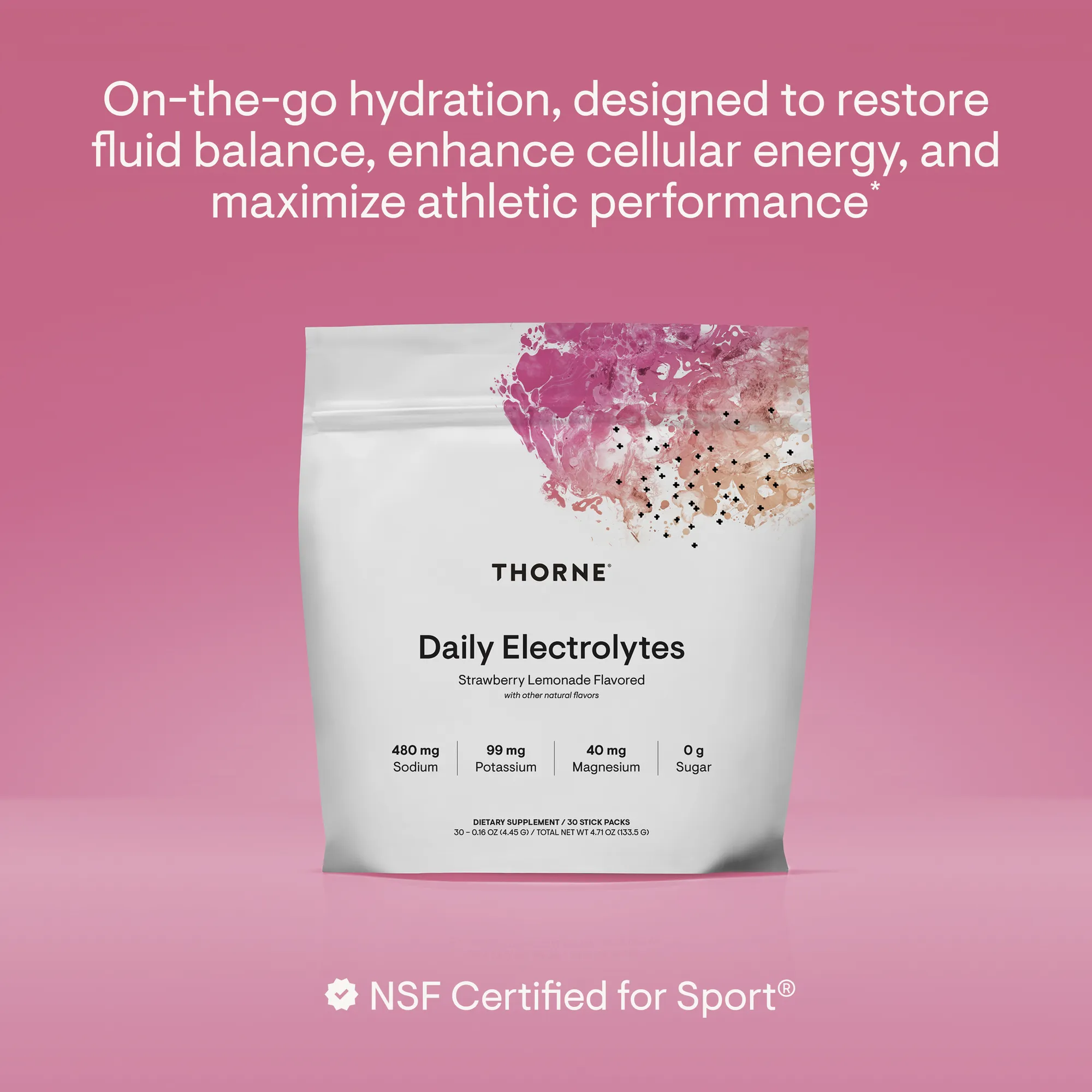 Daily Electrolytes - Strawberry Lemonade thumbnail image 2 Daily Electrolytes - Strawberry Lemonade thumbnail 2