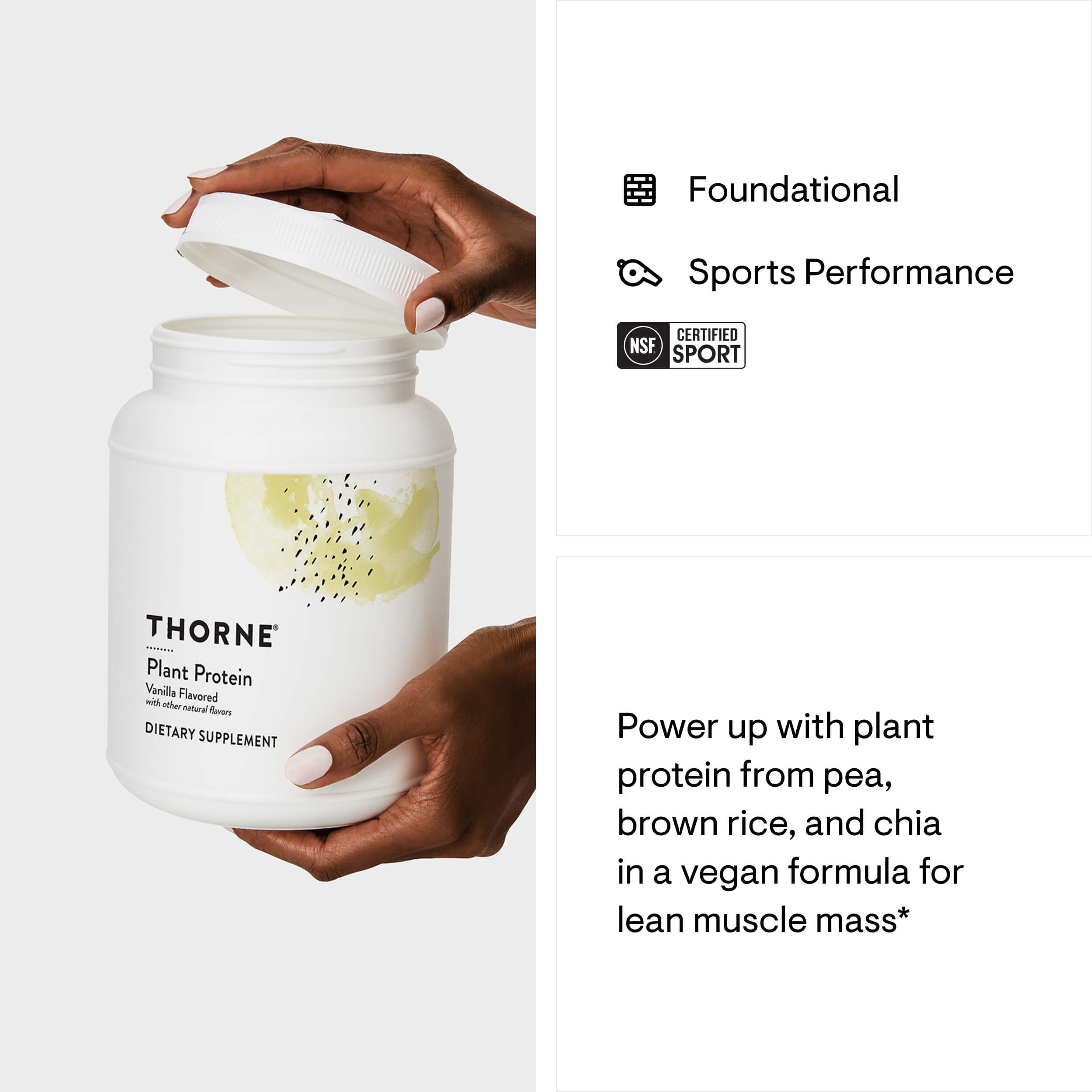 Plant Protein - Vanilla thumbnail image 2 Plant Protein - Vanilla thumbnail 2